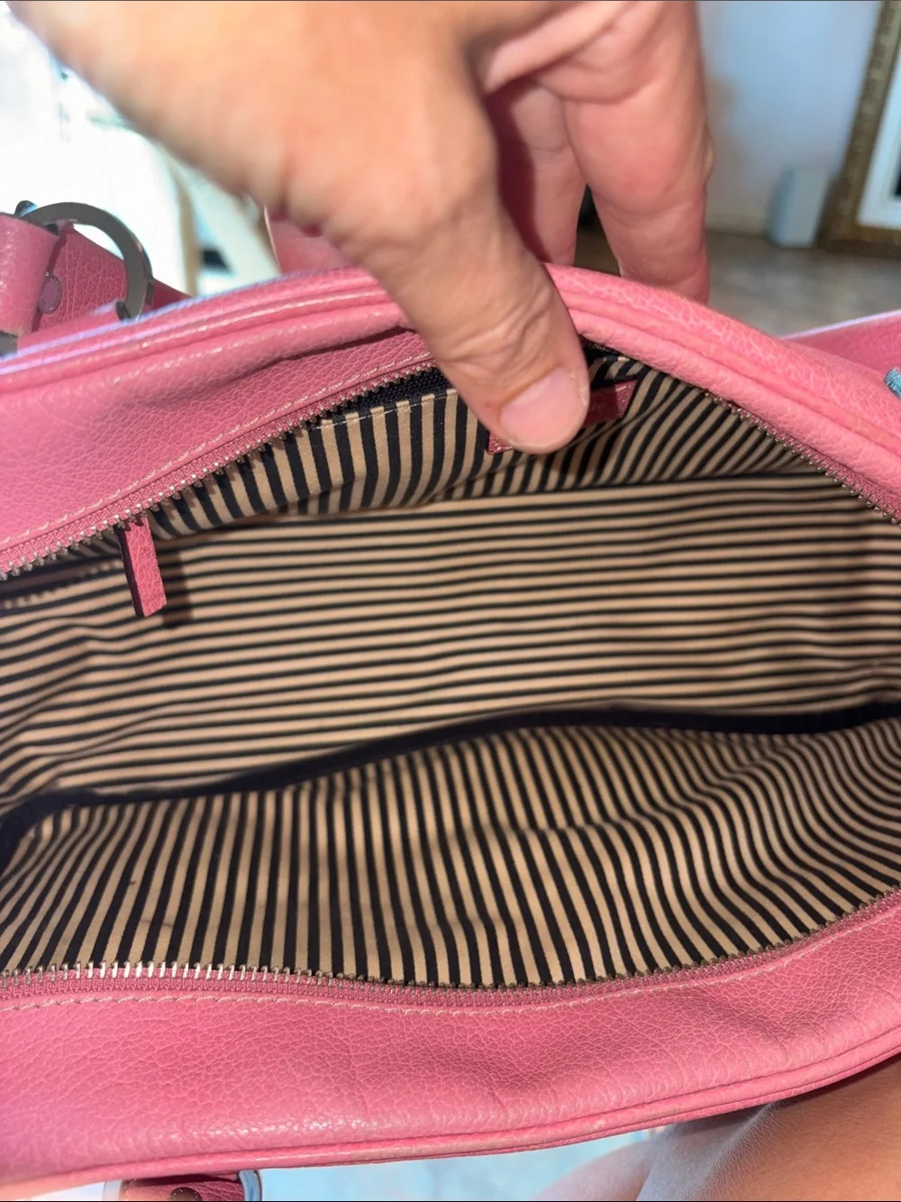 Leather KATE SPADE Women's Pink Leather Shoulder Bag